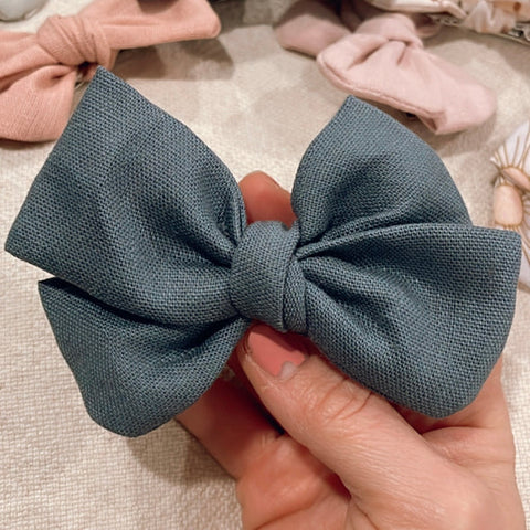 Bouclette Lin Bleu Biscay