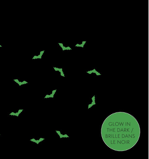 Dormeuse Blanc Cassé À Imprimé De Chauve-souris Phosphorescent