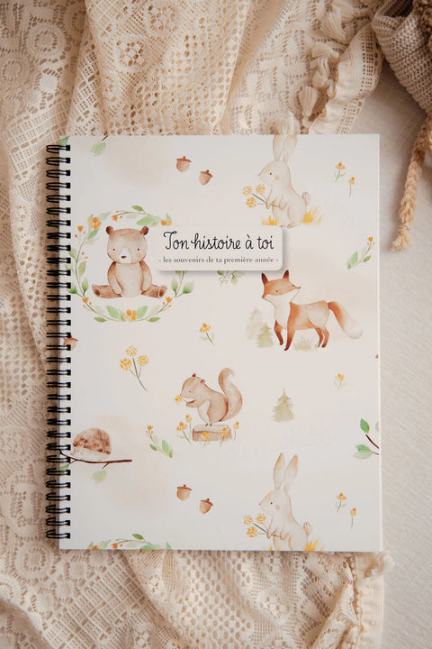 Livre De Naissance Souple Animaux De La Forêt