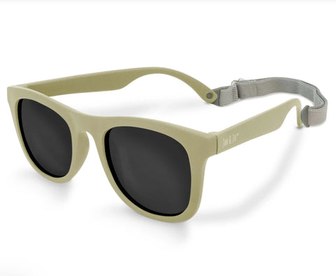 Lunette De Soleil Pour Enfants Urban Olive Khaki Lentilles Noires