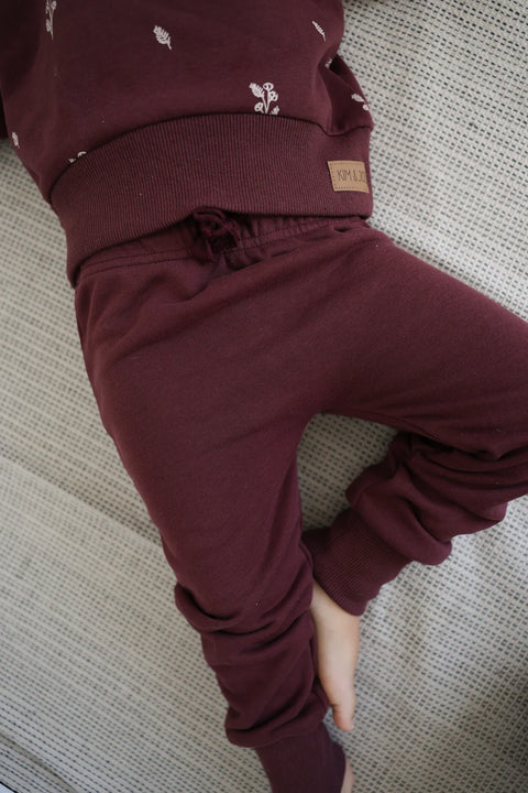 Jogger Évolutif Prune Uni