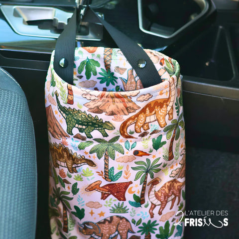 Poubelle De Voiture Volcanosaure