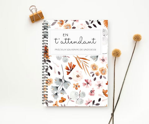 Journal De Grossesse Fleurs Féminines
