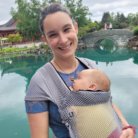 Porte-bébé Mei Tai Air Gris