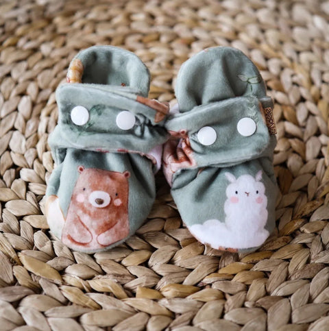Pantoufles Ours Lamas