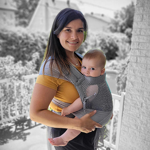 Porte-bébé Mei Tai Air Gris