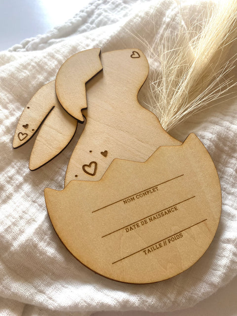 Pastille De Naissance Lapin