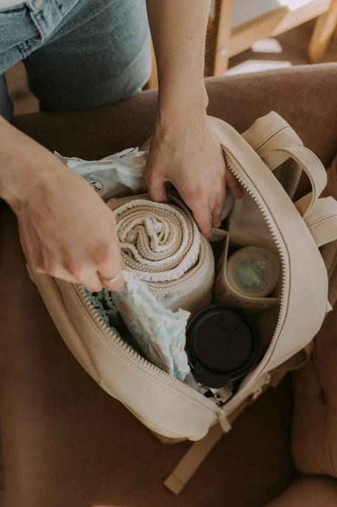 Sac À Couche Beige