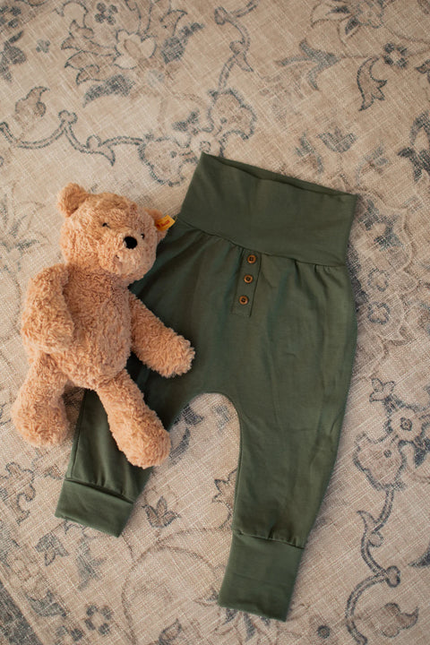 Pantalon Évolutif Vert Eucalyptus Uni