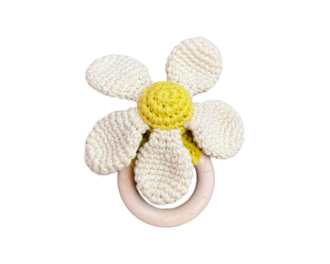 Hochet Bois Et Crochet Marguerite