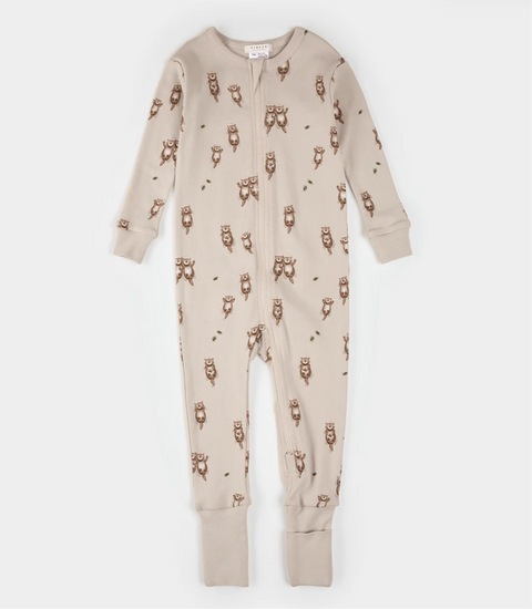 Dormeuse Convertible Crème À Imprimé De Loutres