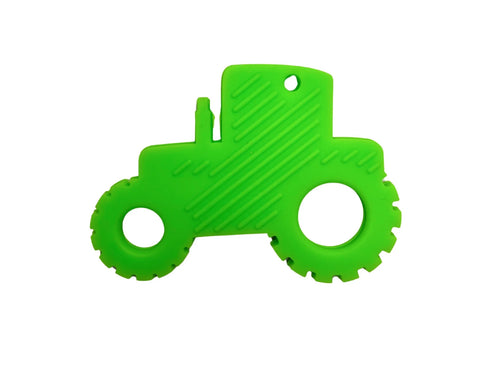 Jouet De Dentition Tracteur Vert