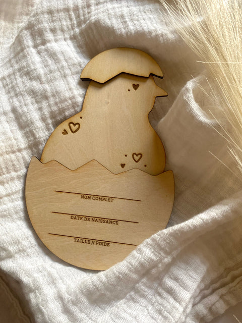 Pastille De Naissance Poussin