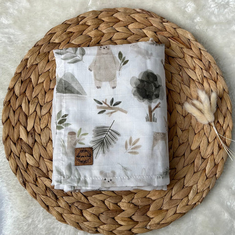 Mousseline De Bambou En Forêt