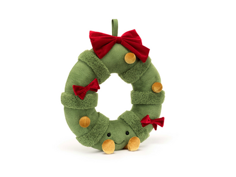 Amuseables Decorated Christmas Wreath