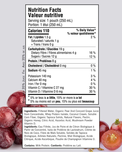 Shake De Fuits Fonctionnel Grape Aspirations