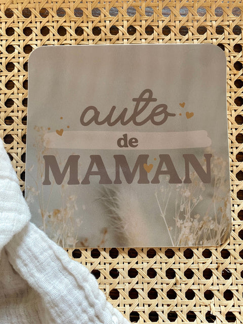 Autocollant Voiture « Auto De Maman »