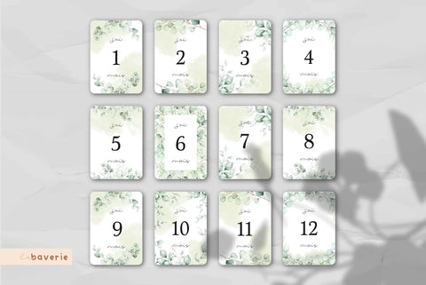 Cartons De Naissance Eucalyptus