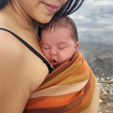 Écharpe Ajustable Tissée Ring Sling Nature