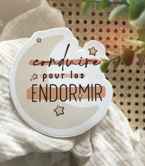 Autocollant Voiture « Conduire Pour Les Endormir »