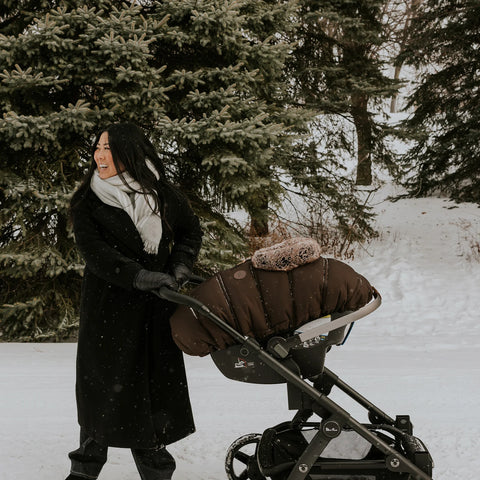 Housse Hiver Pour Siège D'auto Collection Classique Café