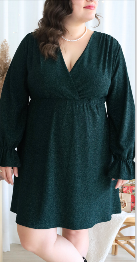 Robe Nahéma Vert Brillant