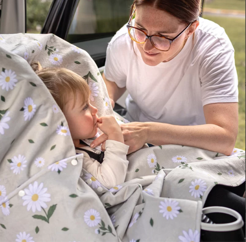 Poncho Pour L’auto Marguerites