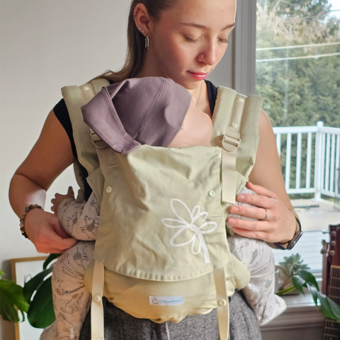 Porte-bébé Structuré PöpNgo Sable