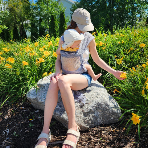 Porte-bébé Mei Tai Air Gris