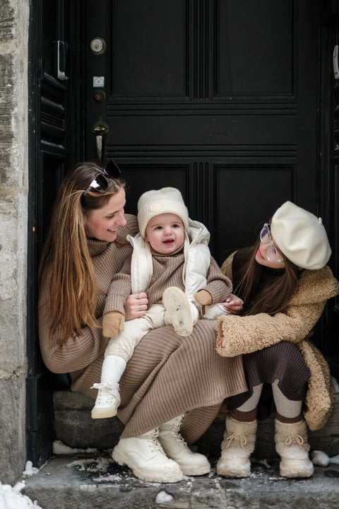 Emma Robe Maxi À Col Roulé Pour Femmes Taupe