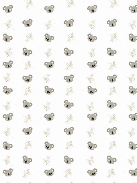 Couverture Magiks TODDLER Koala Feuillus Beige