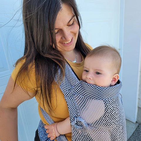 Porte-bébé Mei Tai Air Gris