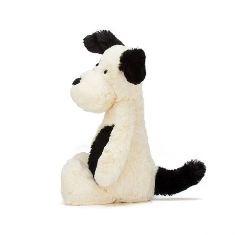 Peluche I Am Bashful Black & Cream Puppy
