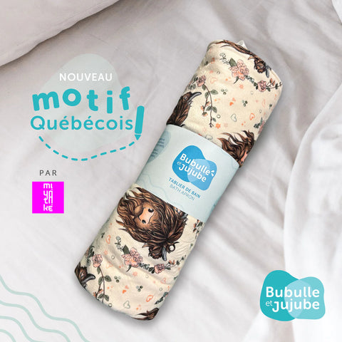 Tablier De Bain Vache À Toupette