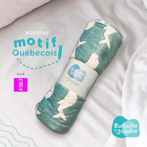 Tablier De Bain Baleine Origami