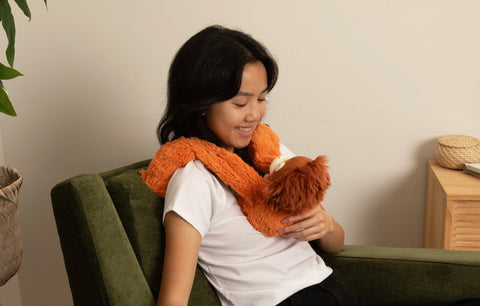 Peluche Lesté & Réchauffable Ollie L’orang-outan