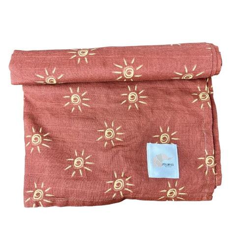 Mousseline Coton Rust Sun