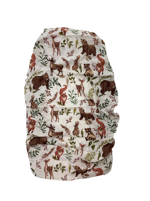 Couvre Matelas À Langer Animaux Bruns