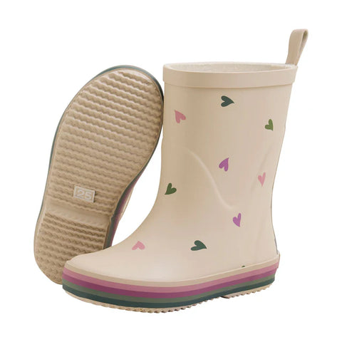 Bottes Imperméables Coeurs White Pepper