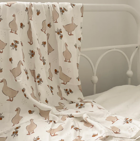 Mousseline Coton & Bambou Petites Oies