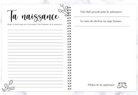 Journal De Grossesse Douces Fleurs