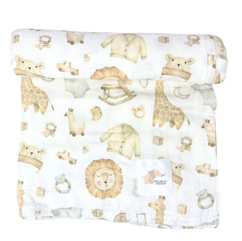 Mousseline Bambou Doux Jouets & Lionceux