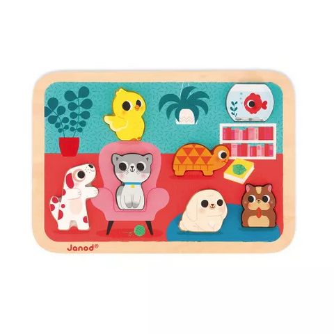 Chunky Puzzle Les Animaux Domestiques