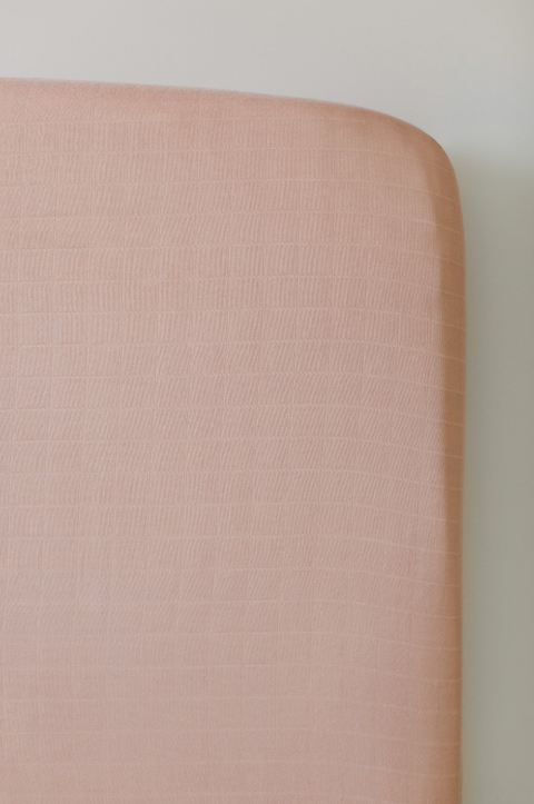 Drap-housse Pour Berceau De Luxe Dusty Pink