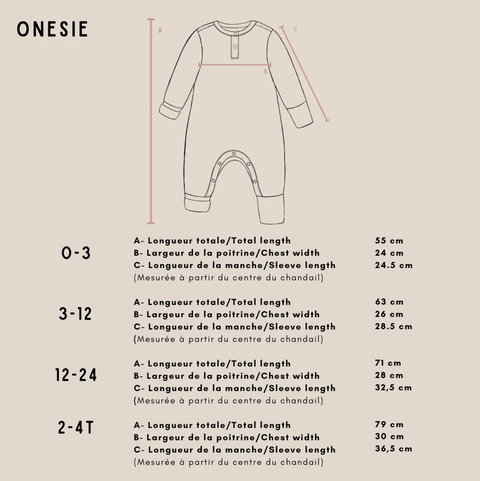 Onesie Évolutif Rouge Brique