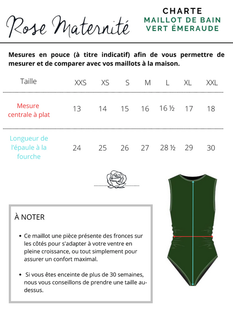 Maillot De Bain Encolure Haute Vert Émeraude