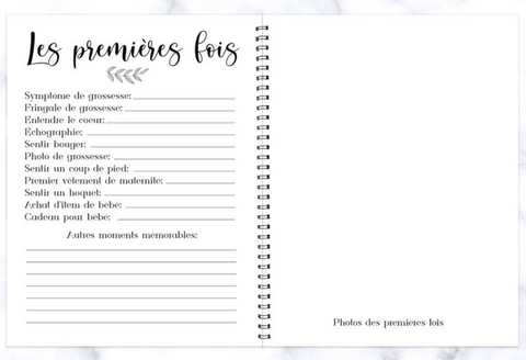 Journal De Grossesse Feuillage