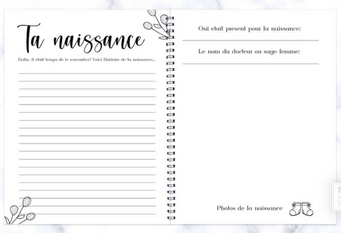 Journal De Grossesse Feuillage