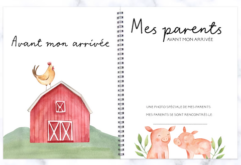 Livre De Bébé Nos Amis De la Ferme