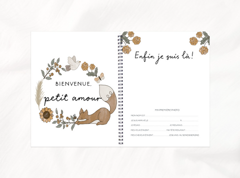 Livre De Bébé Renard Boho